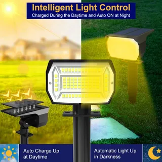 LOTMOS Solar Tuinspots Grondspiesen 4 Stuks — miniatuur 2