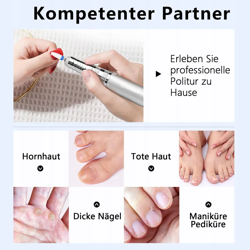ENNIEWI Nagelfrees Gel Acryl LED Display Wit — foto 5
