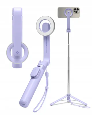 SPIGEN Wondersnap MagSafe Selfiestick Statief MagFit Lavendel