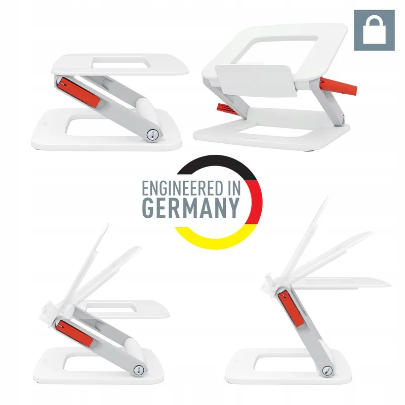 LEITZ Ergo Verstelbare Laptopstandaard 13-15 Inch Compact Wit — foto 3