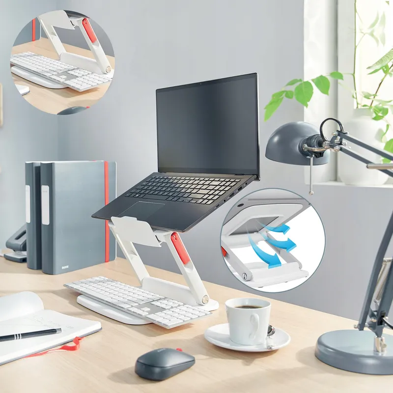 LEITZ Ergo Verstelbare Laptopstandaard 13-15 Inch Compact Wit — foto 5