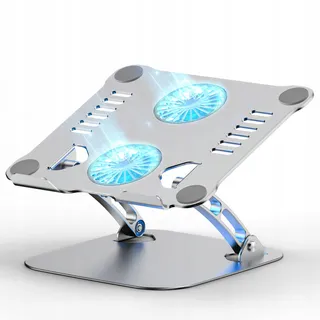 LPUNCD Ergonomische Laptopstandaard RGB Ventilator 10-17 Inch — miniatuur 1