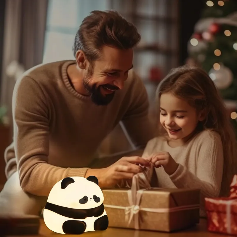 YUANDIAN Panda Nachtlampje Siliconen USB Kinderen Volwassenen — foto 5