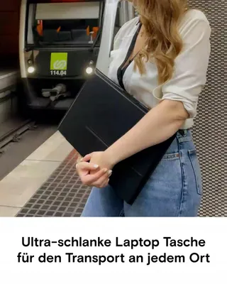 MOFT Laptoptas En Standaard 13-14 Inch Vegan Leer Zwart — miniatuur 3