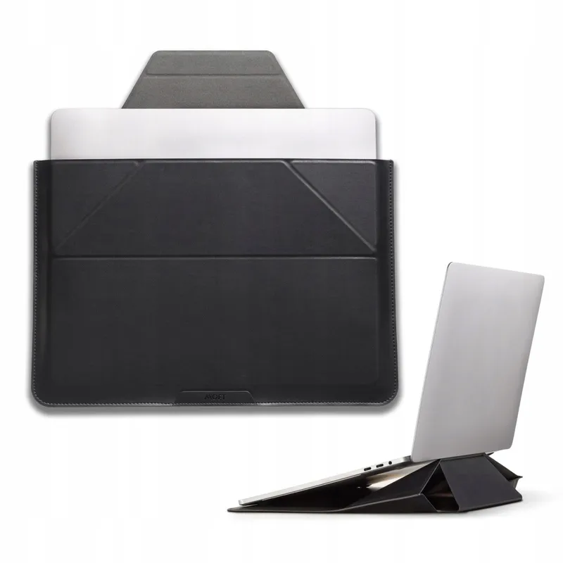MOFT Laptoptas En Standaard 13-14 Inch Vegan Leer Zwart — foto 1