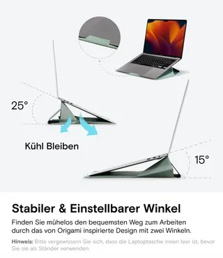 MOFT Laptoptas En Standaard 13-14 Inch Vegan Leer Zwart — miniatuur 4