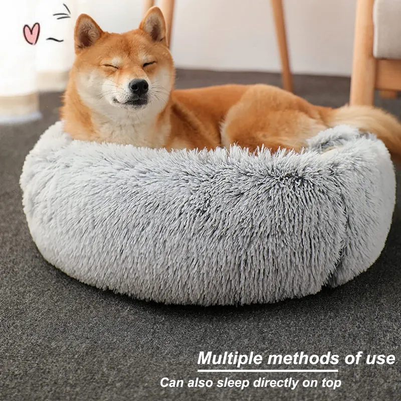 SUOXU Kalmerend Pluche Kattenbed Donut 50x50cm — foto 5