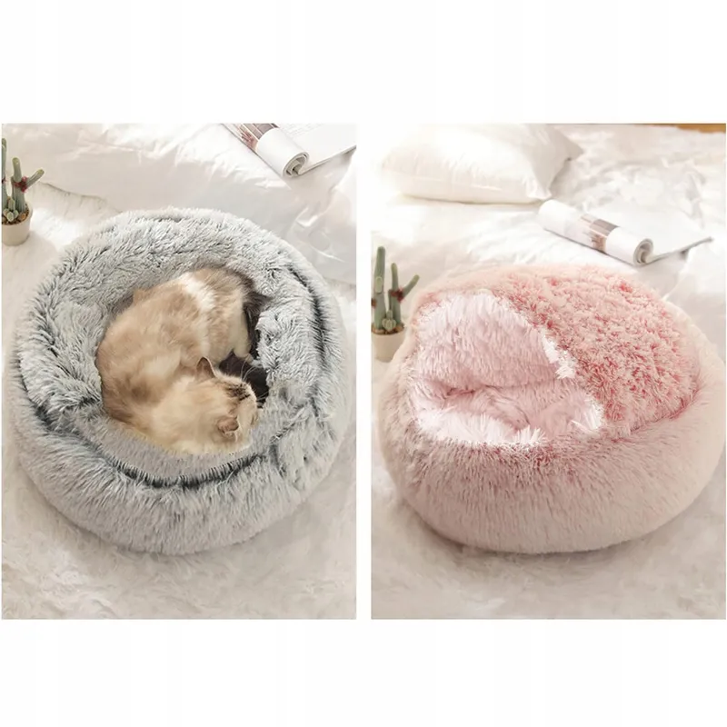 SUOXU Kalmerend Pluche Kattenbed Donut 50x50cm — foto 12