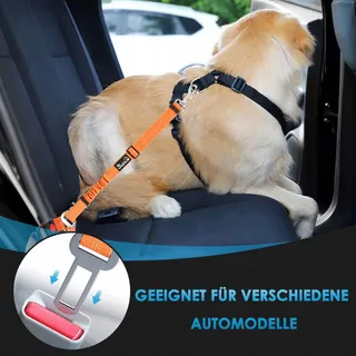 SLOWTON Hondengordel Auto 2-in-1 Verstelbaar Reflecterend — miniatuur 6