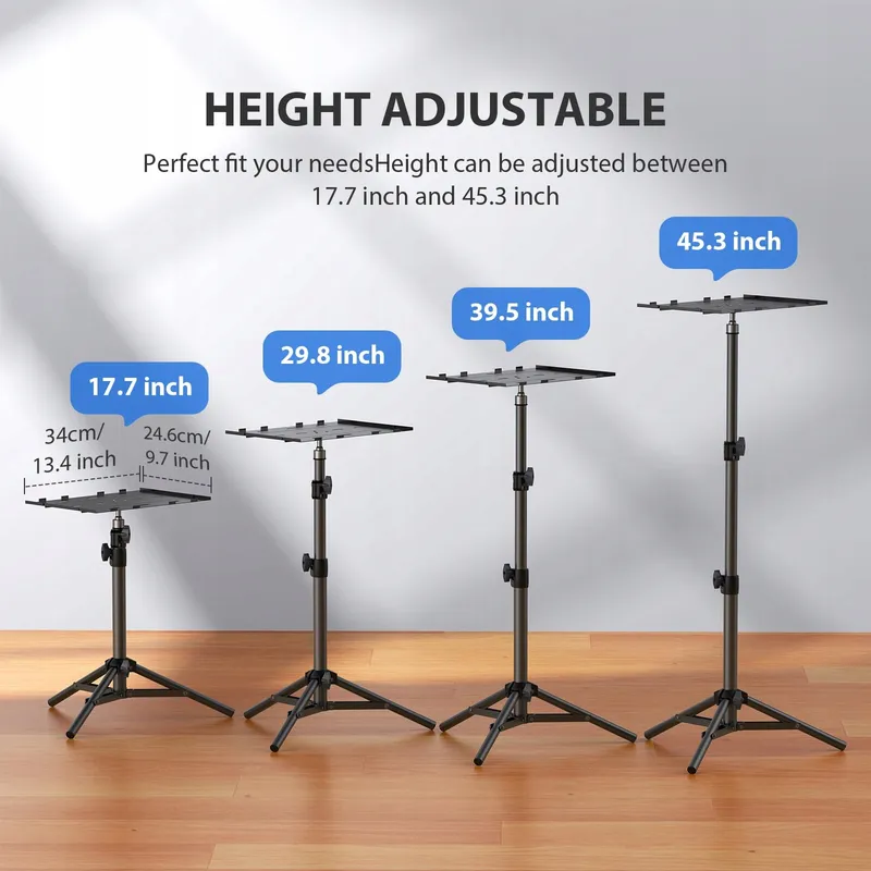 LEORFI Statief Laptop Projector Verstelbaar 45-115cm 10kg — foto 4