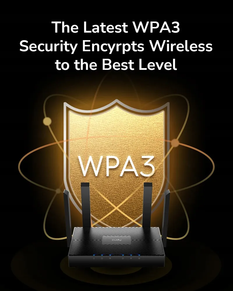 CUDY WR3000 WiFi 6 Router Dual Band Mu-Mimo VPN WPA3 — foto 8