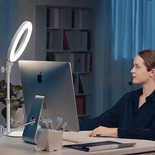 EVERSHOP LED Ringlamp 10,5" met Statief Streaming Videobellen — miniatuur 4