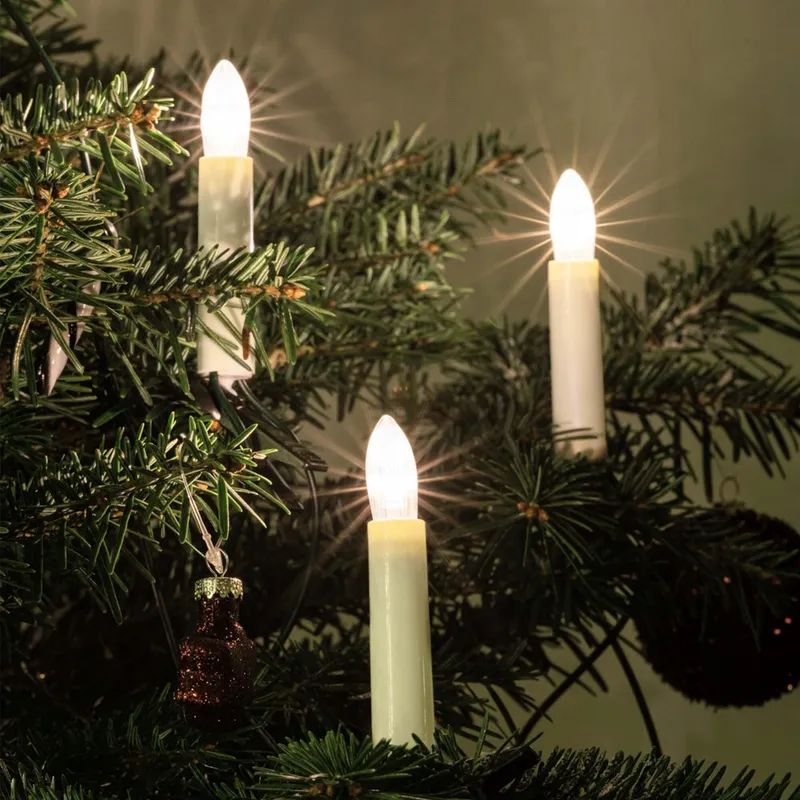 Hellum Kerstboomkaarsen met Clip 20 Lampjes Warm Wit — foto 6