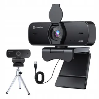 N NEWLINE Webcam 4K 30fps Microfoons Ruisonderdrukking USB 2.0 — miniatuur 1