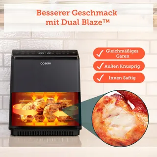 COSORI Dual Blaze Heteluchtfriteuse XXL 6,4L WiFi 12 Functies Touchscreen — miniatuur 5