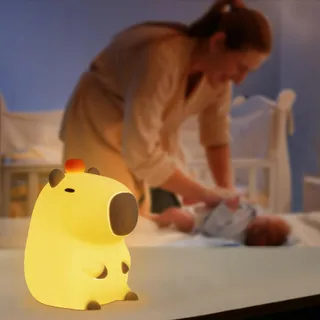 YUANDIAN Capybara Nachtlampje Touch Dimbaar Kinderen Tieners — miniatuur 7