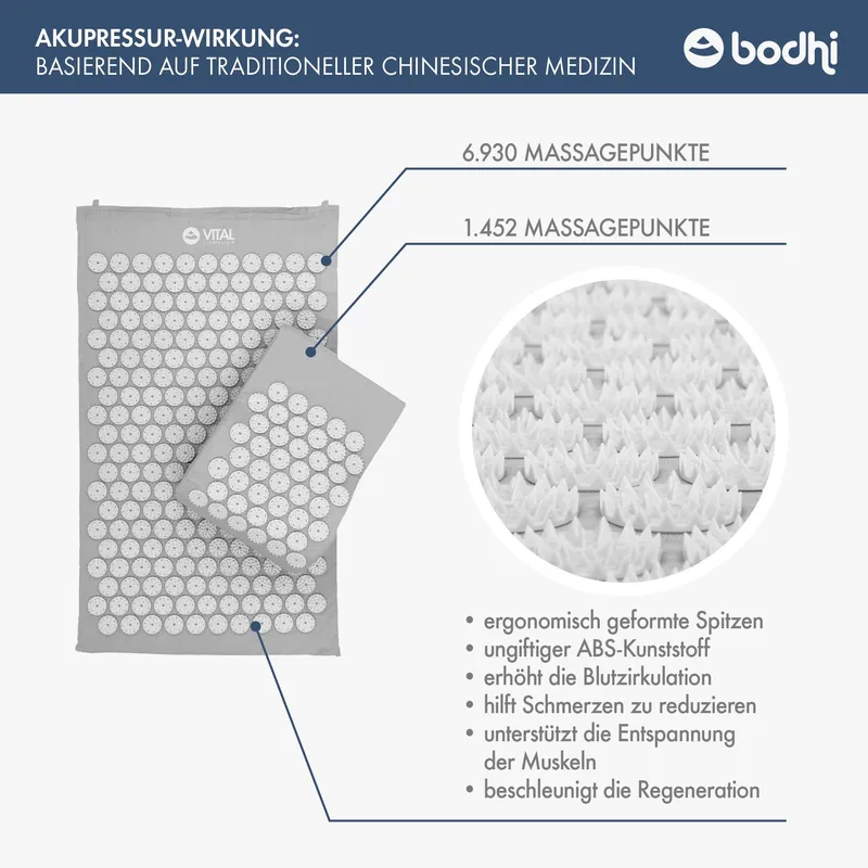 Bodhi VITAL Acupressuurmat Kussen Massage β foto 4