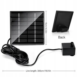 SPRIFITYY Solar Fonteinpomp 1.5W Vijver Tuin — miniatuur 2