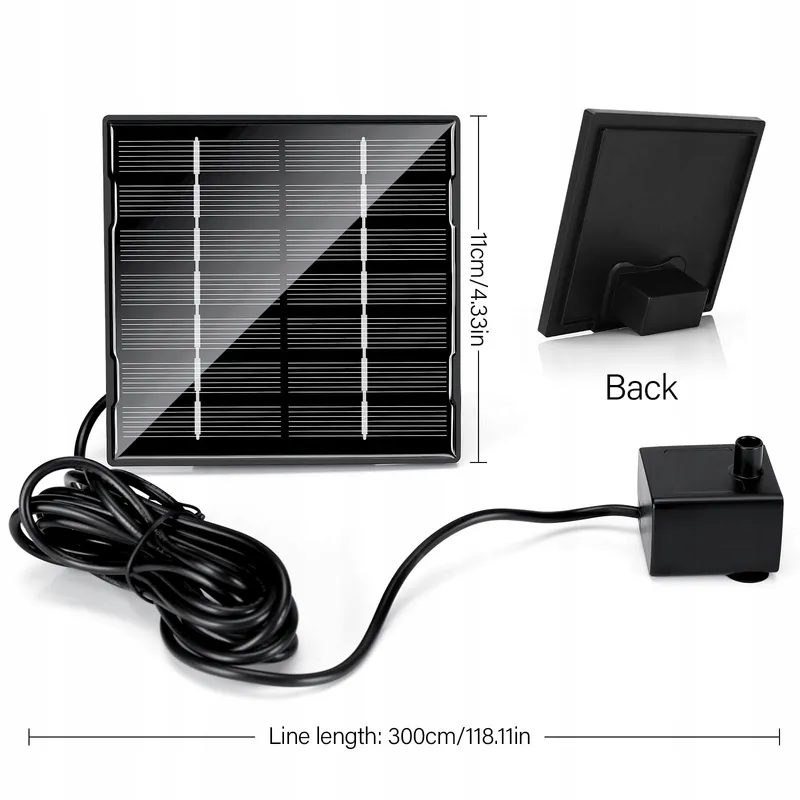 SPRIFITYY Solar Fonteinpomp 1.5W Vijver Tuin — foto 2