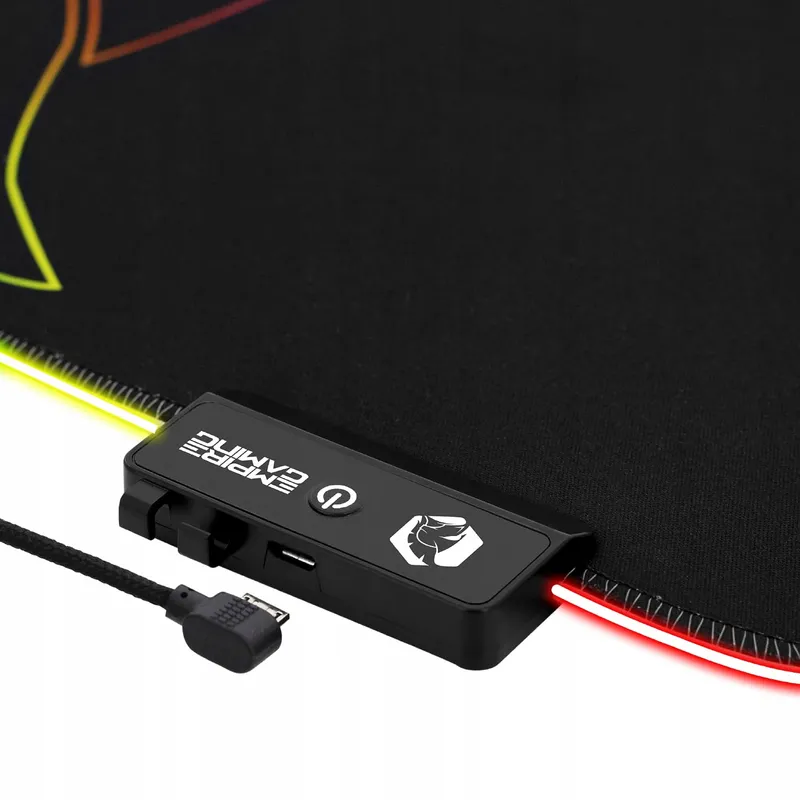 EMPIRE GAMING Dark Rainbow Muismat RGB LED 12 Modi — foto 5