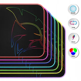EMPIRE GAMING Dark Rainbow Muismat RGB LED 12 Modi — miniatuur 3