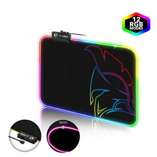 EMPIRE GAMING Dark Rainbow Muismat RGB LED 12 Modi — miniatuur 4