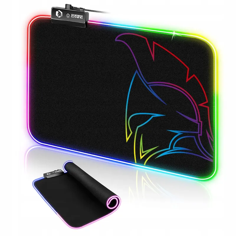 EMPIRE GAMING Dark Rainbow Muismat RGB LED 12 Modi — foto 1