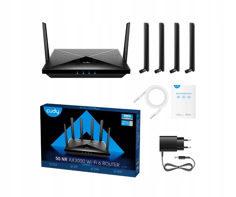 CUDY P5 5G AX3000 Router WiFi 6 Dual SIM 4x4 MIMO VPN — foto 12