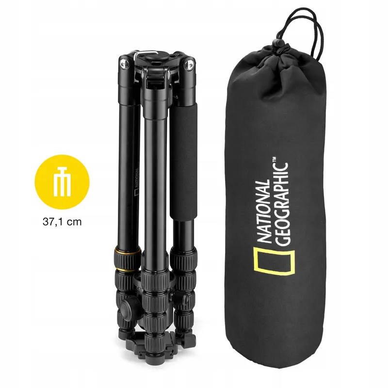 NATIONAL GEOGRAPHIC Reisstatief Set met Monopod Aluminium 8kg — foto 3
