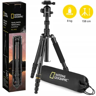 NATIONAL GEOGRAPHIC Reisstatief Set met Monopod Aluminium 8kg — miniatuur 2
