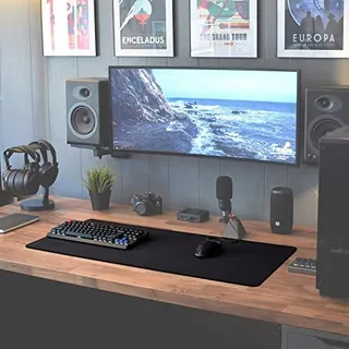 SIDORENKO Gaming Muismat XXL Zwart Antislip 900x400mm — miniatuur 3