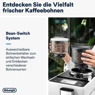 DE'LONGHI Rivelia Volautomatisch Koffiezetapparaat 16 Dranken Wit — miniatuur 4