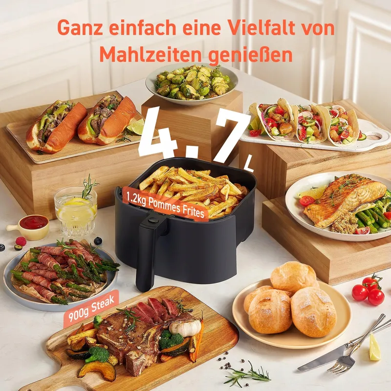 COSORI Airfryer 4,7L 7-in-1 Stil Energiezuinig — foto 5