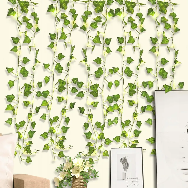 KASZOO Klimop Lichtgordijn 252 LED 3x2,1m Decoratief — foto 7