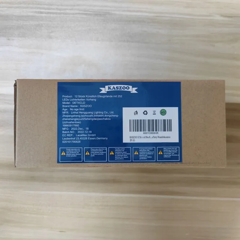 KASZOO Klimop Lichtgordijn 252 LED 3x2,1m Decoratief — foto 8