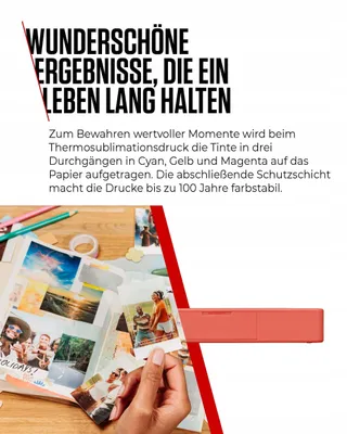CANON SELPHY QX20 Mobiele Fotoprinter WLAN USB-C Terracotta — miniatuur 7