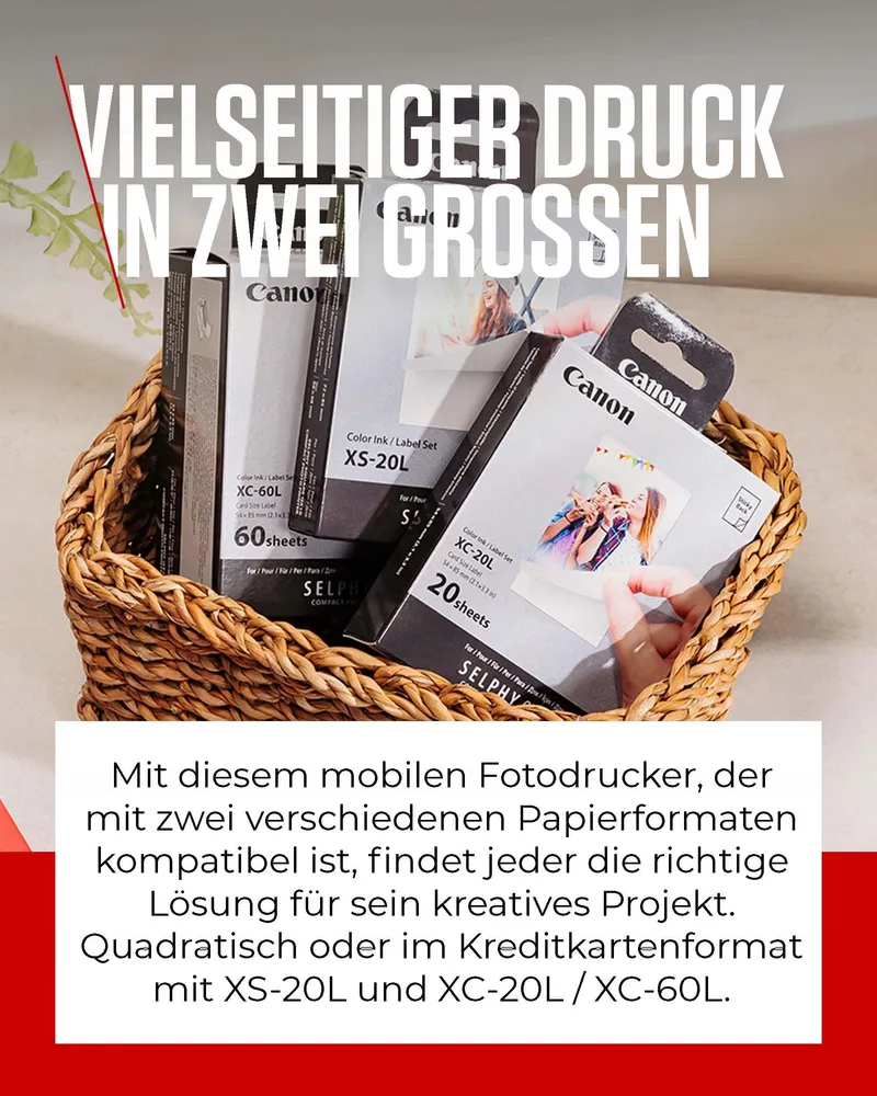 CANON SELPHY QX20 Mobiele Fotoprinter WLAN USB-C Terracotta — foto 5