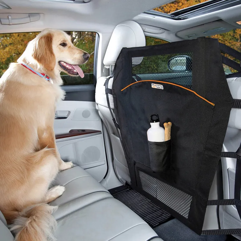 KURGO Autoscheiding voor Honden Zwart Oranje — foto 2