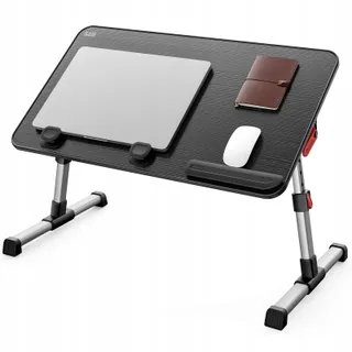 SAIJI Opvouwbare Verstelbare Laptoptafel 16x33cm Zwart — miniatuur 7