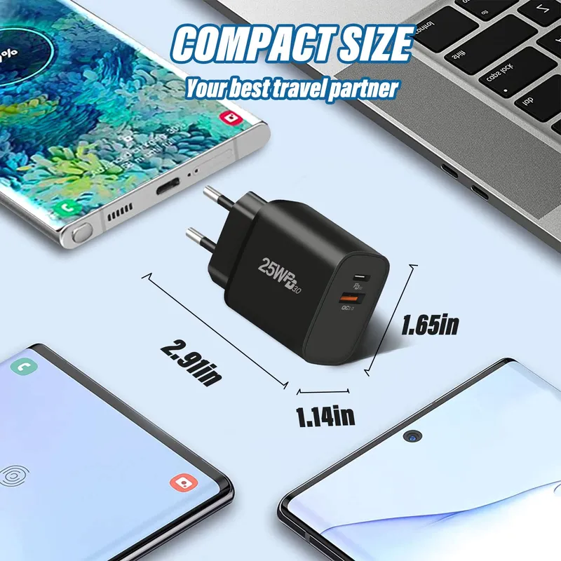 GTSCCN USB C Oplader 25W Snelladen Samsung S23 S22 S21 A53 Tab S8 — foto 6