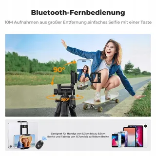 K&F CONCEPT Licht Statief 172cm Camera's Smartphones met Tas — miniatuur 7