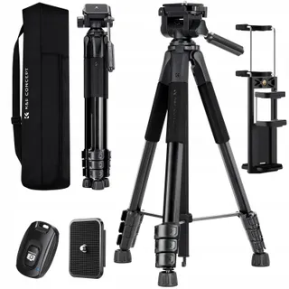 K&F CONCEPT Licht Statief 172cm Camera's Smartphones met Tas — miniatuur 1