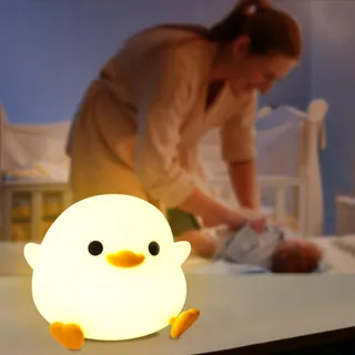 YUANDIAN Dodo Duck LED Nachtlampje Siliconen Touch — miniatuur 7