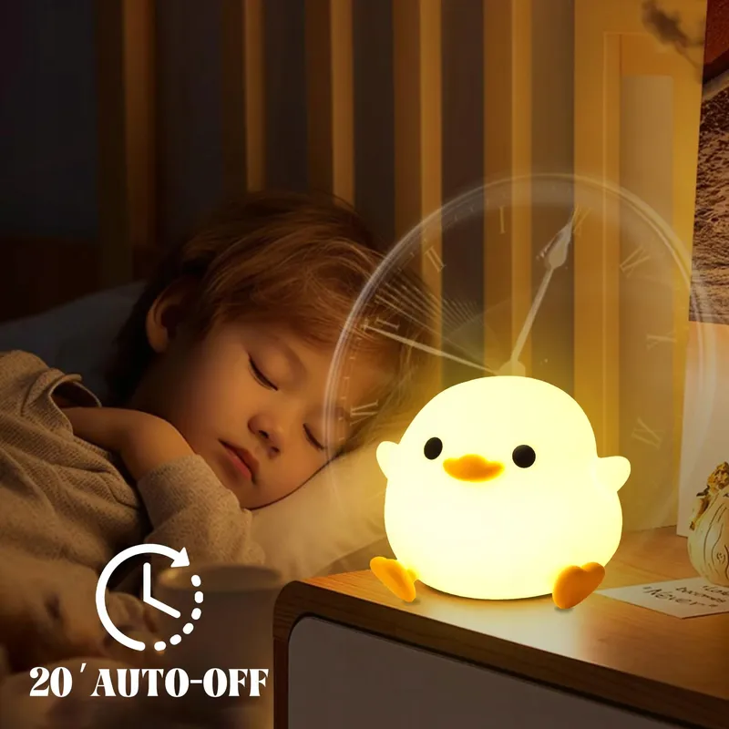 YUANDIAN Dodo Duck LED Nachtlampje Siliconen Touch — foto 3