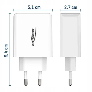ANSMANN USB Lader 4 Poorten 30W Smartphone Tablet GoPro eBook — miniatuur 5