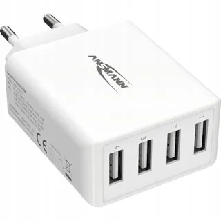 ANSMANN USB Lader 4 Poorten 30W Smartphone Tablet GoPro eBook — miniatuur 2