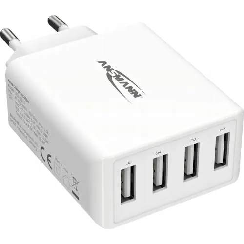 ANSMANN USB Lader 4 Poorten 30W Smartphone Tablet GoPro eBook — foto 2