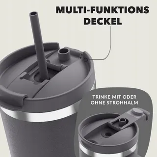 CONTIGO Streeterville Thermosfles RVS 1200ml Rietje BPA-Vrij — miniatuur 3