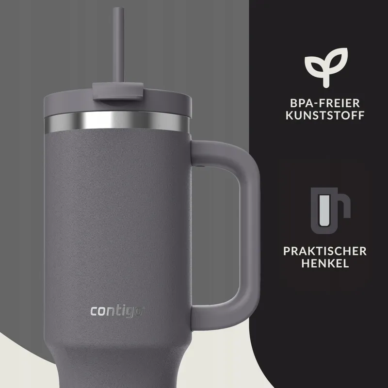 CONTIGO Streeterville Thermosfles RVS 1200ml Rietje BPA-Vrij — foto 6