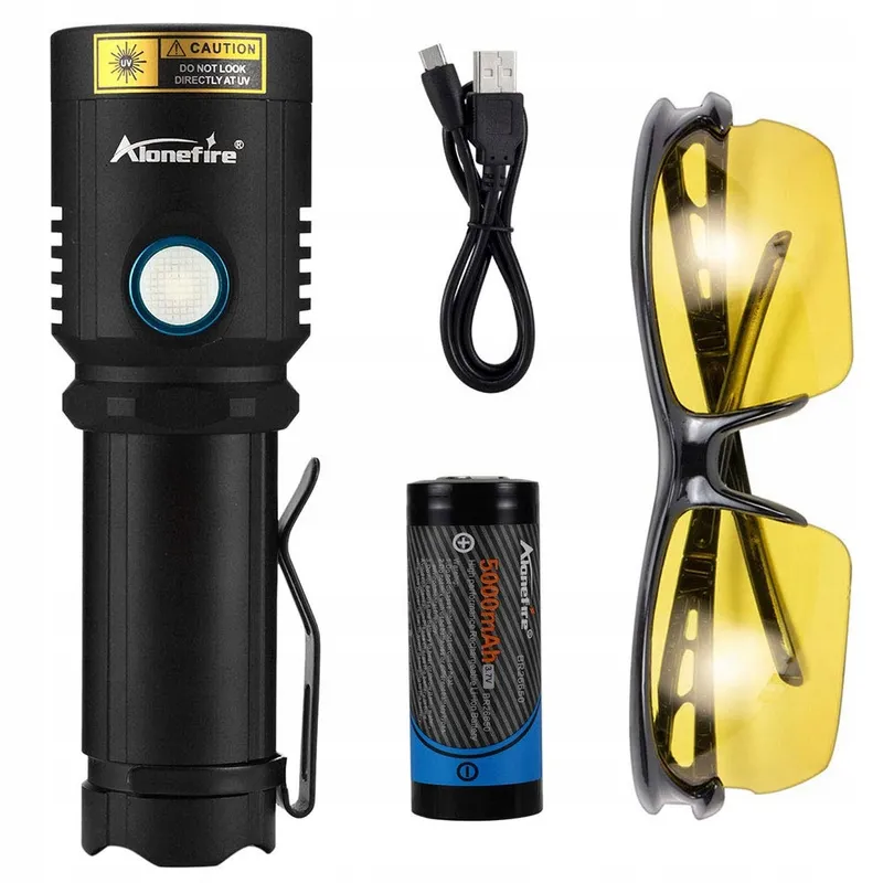 Alonefire X901UV UV Zaklamp 10W 365nm Draagbaar — foto 7